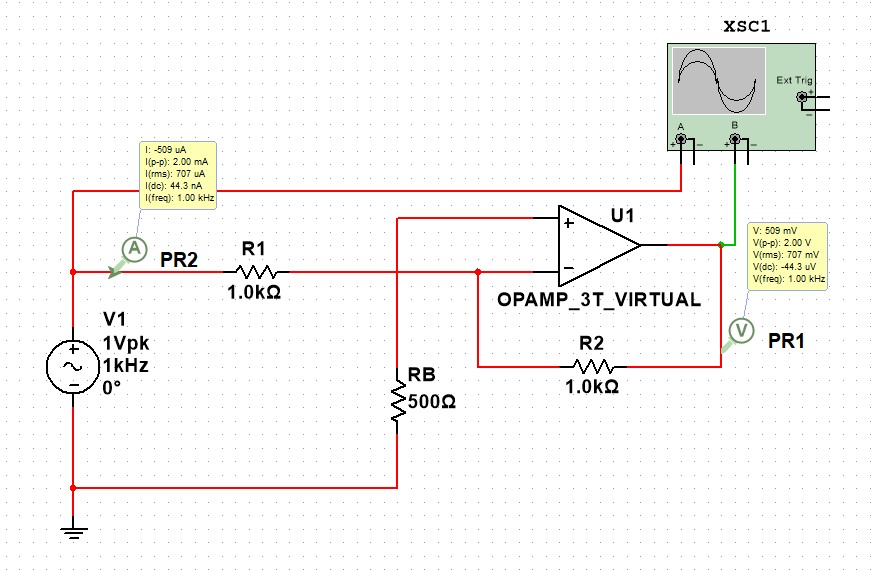 Inverting Amp Circuit